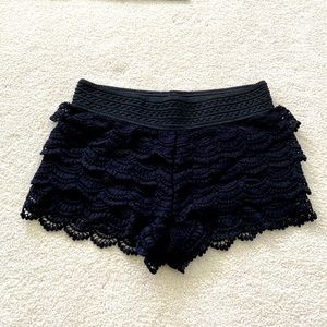 American Rag black lace shorts. Size M